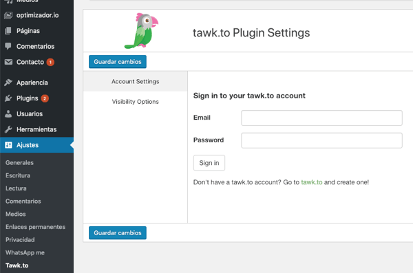 tawkto-plugin-wordpress-iniciar-sesion-bizmarketing