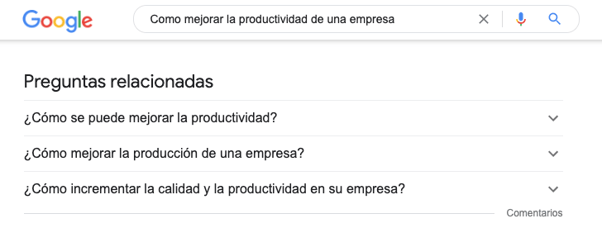resultados datos estructurados