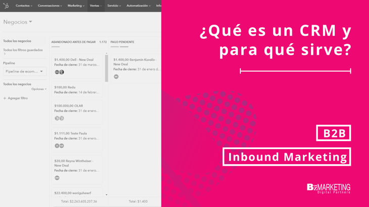 ¿Qué es un CRM y para qué sirve?